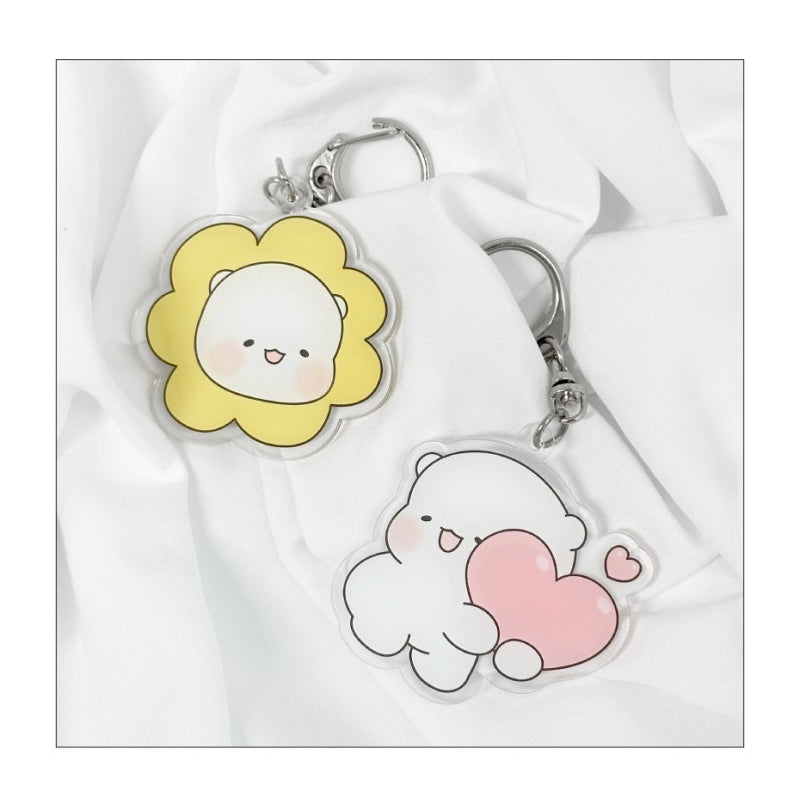 Ggongdal x Artrank - Healing Bear Acrylic Keyring