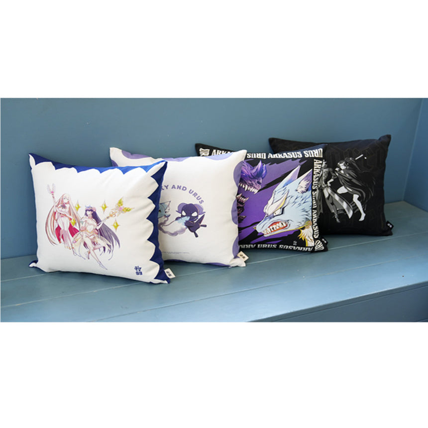 +99 Reinforced Wooden Stick - Arkasus & Urus Cushion - Webtoon Friends - Home & Living, Accessories - Harumio