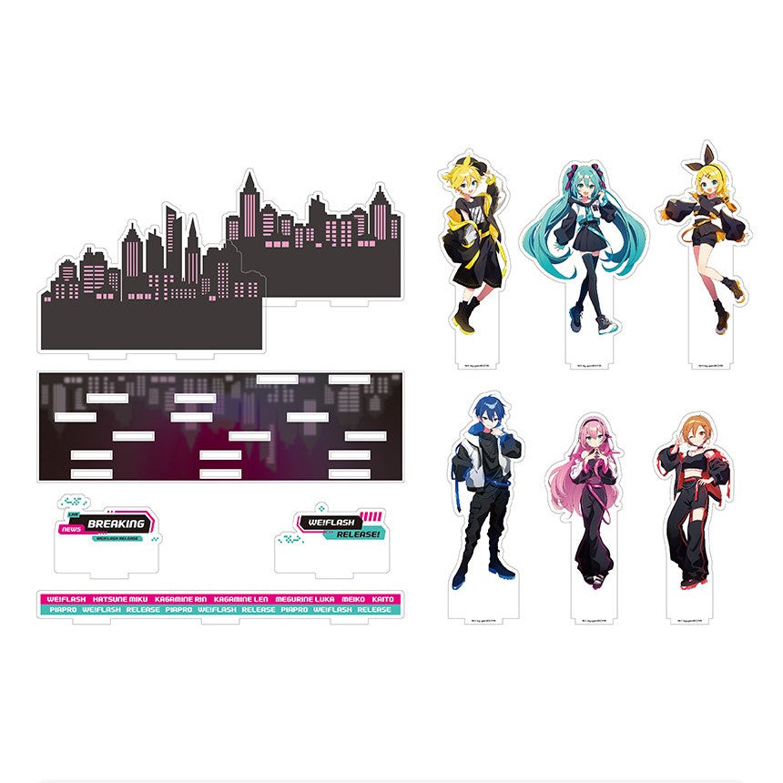 Hatsune Miku - Piapro Characters WE!FLASH Acrylic Diorama