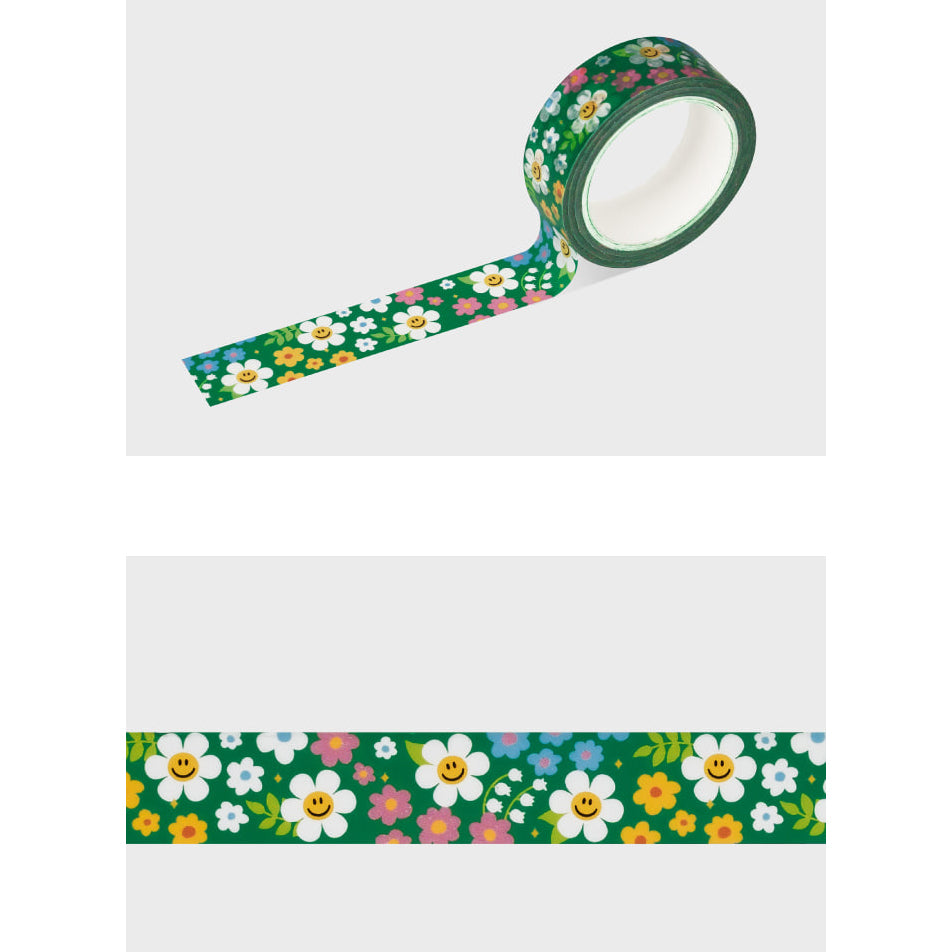 Wiggle Wiggle - Spring Garden Masking Tape 3 Types SET