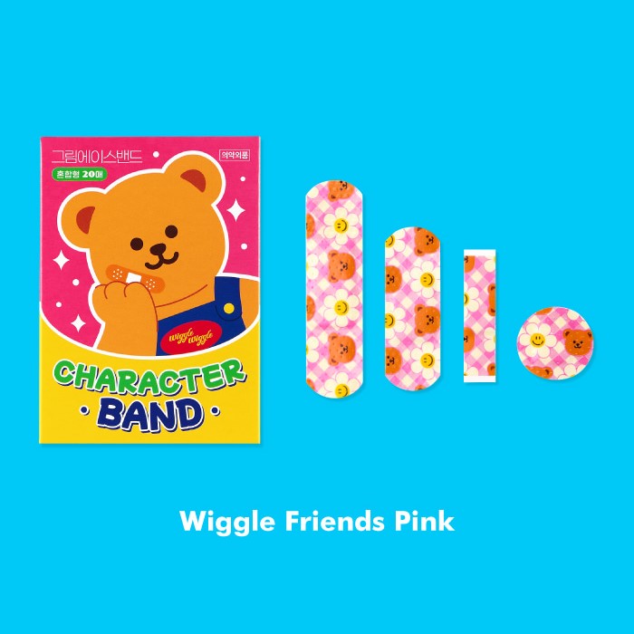 Wiggle Wiggle - Cutie Character Band Set