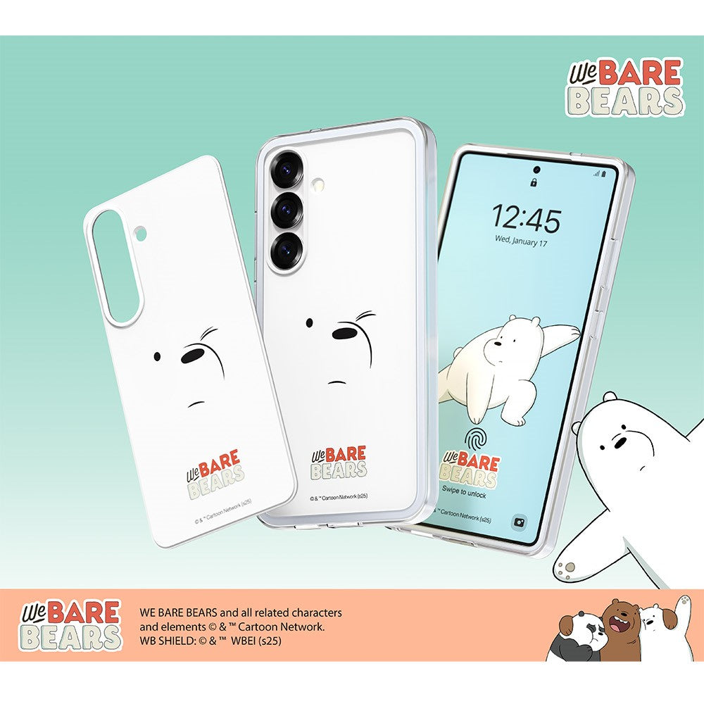 SLBS - We Bare Bears Ice Bear Flip Suit Card (Galaxy S25 Series)