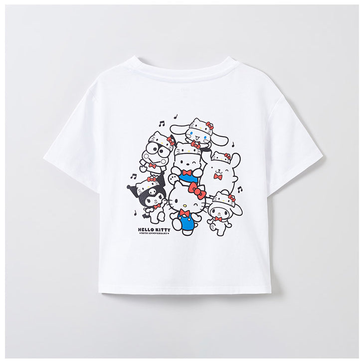 SPAO x Sanrio - Crop Short Sleeve T-shirt (Kids)