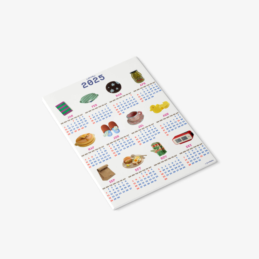 Jseolmin - 2025 Calendar Notebook