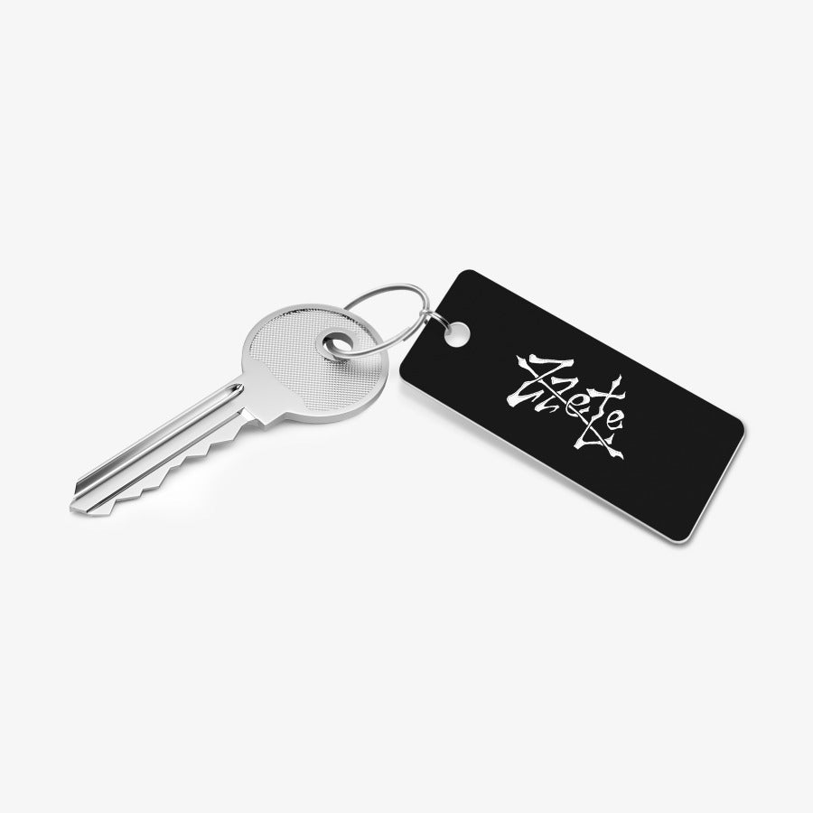 Dyvmffp_0fficia1 - Square Two-Tone Keyring