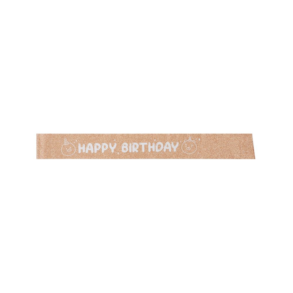 Kakao Friends - Ryan & Choonsik Happy Birthday Shoulder Ribbon Firecracker Card Set