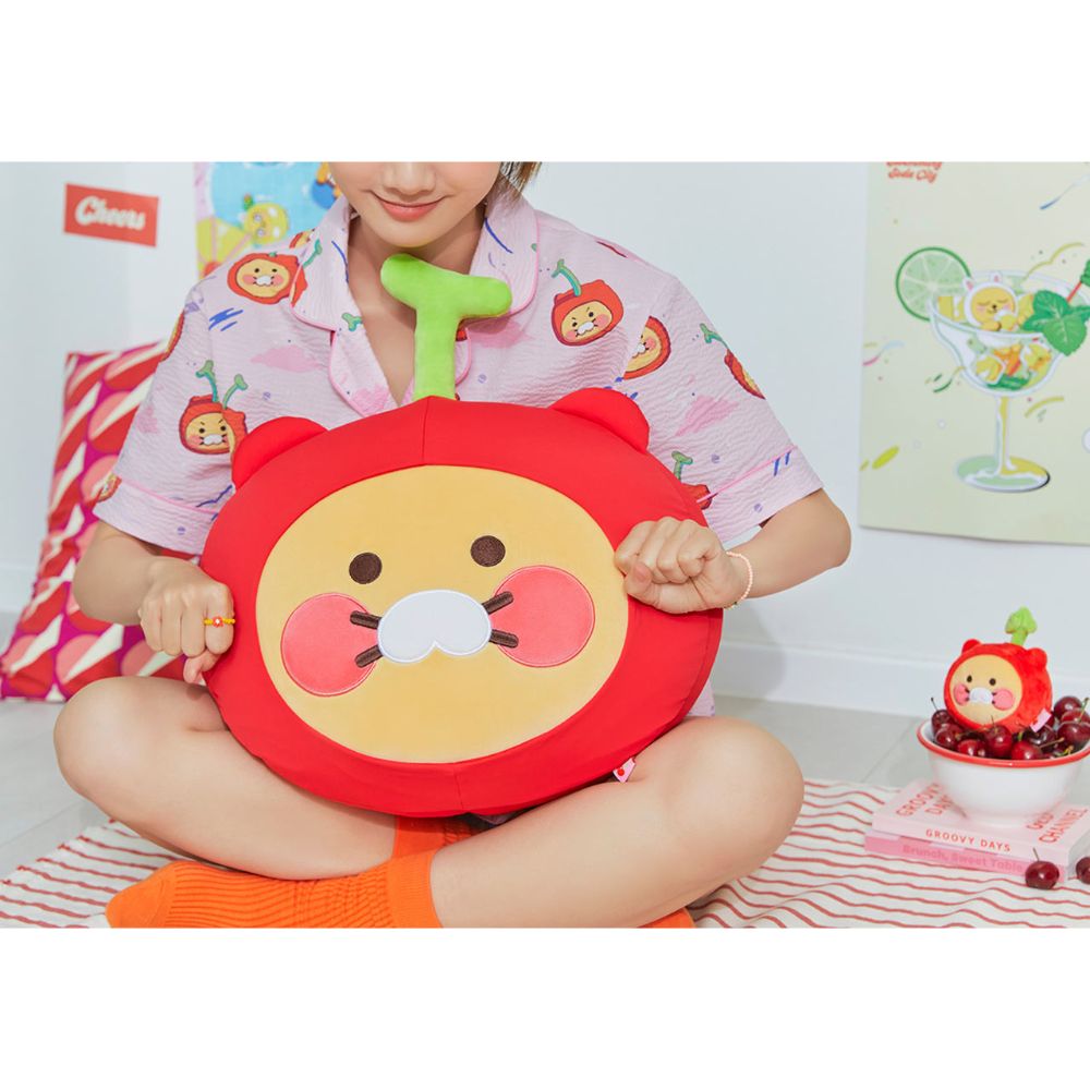 Kakao Friends - Swimming Soda City Choonsik Tomato Cushion