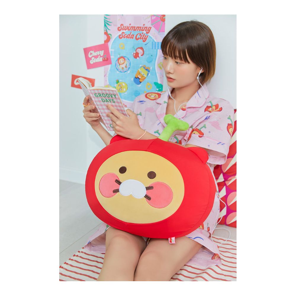 Kakao Friends - Swimming Soda City Choonsik Tomato Cushion