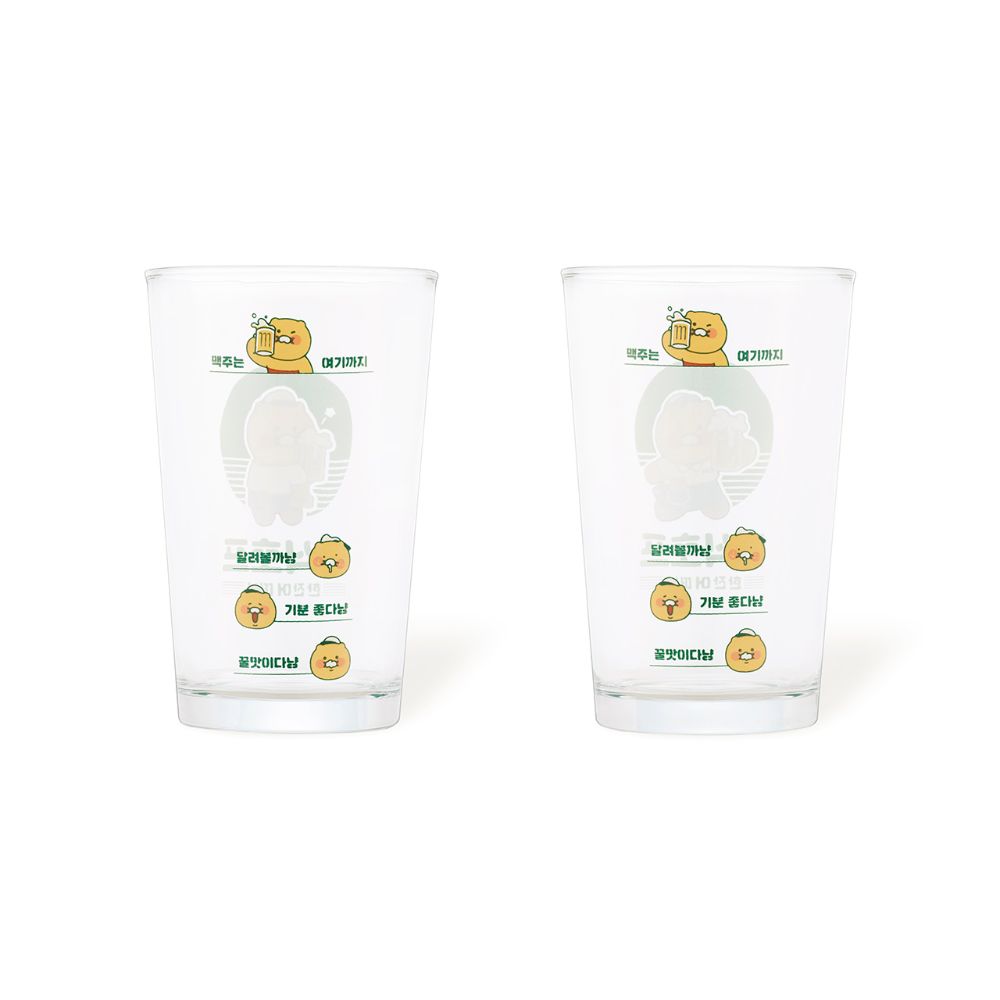 Kakao Friends - Choonsik Hof Beer Glass Set (2 pcs)