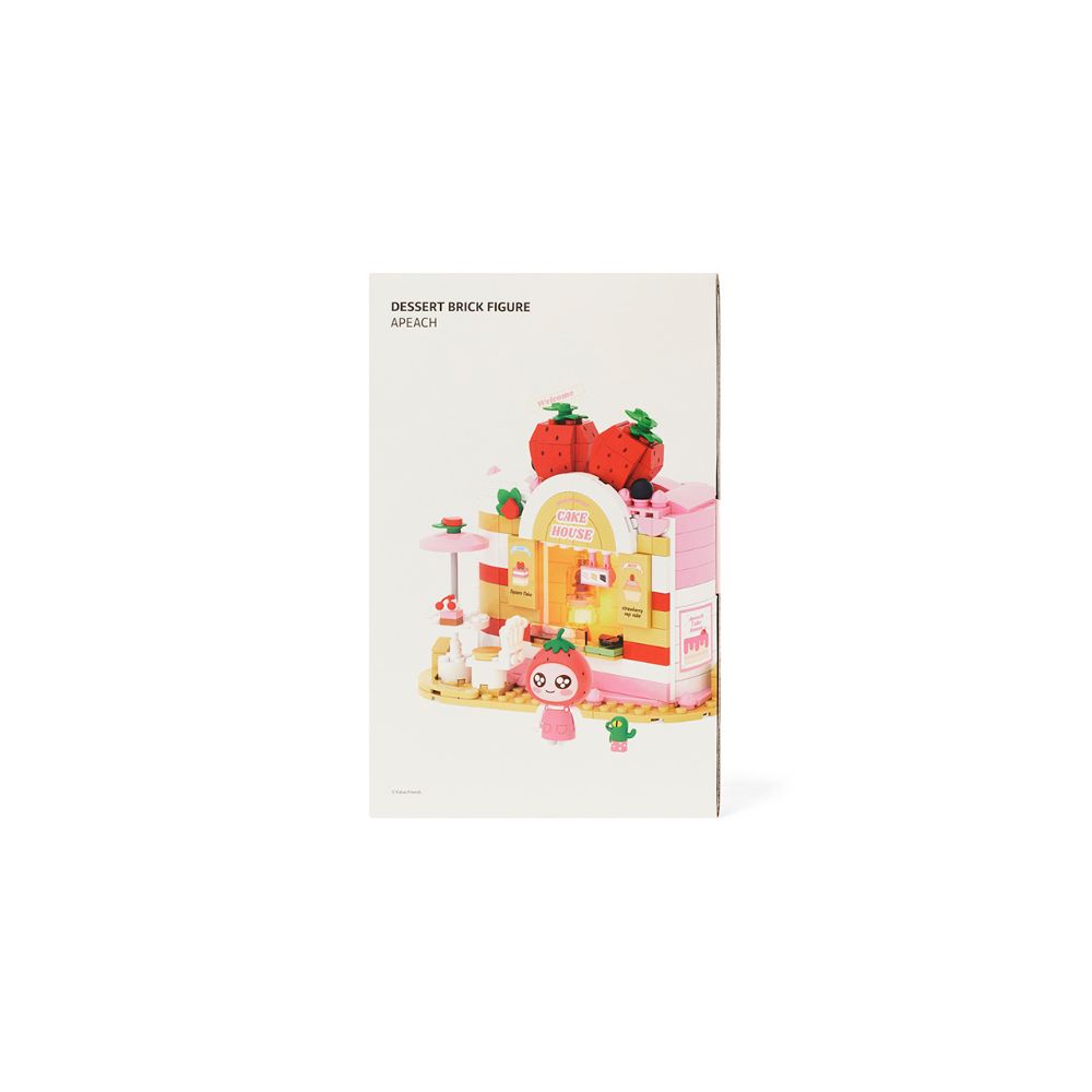 Kakao Friends - Apeach Strawberry Cake Desert Brick Figure