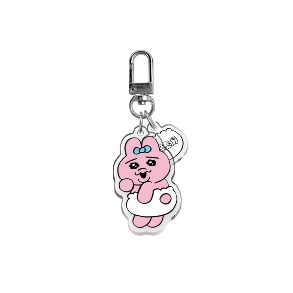 Kakao Friends - Shy Punkyu Rabbit Body Acrylic Keyring