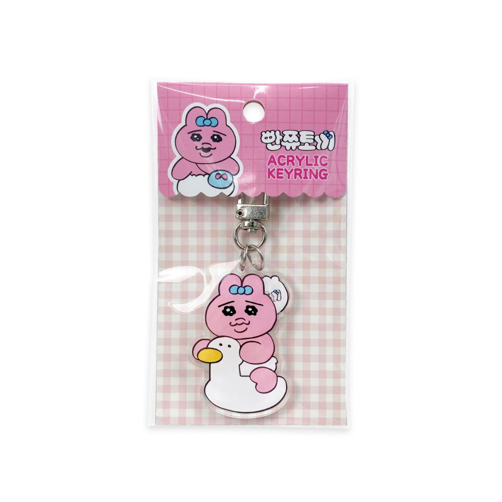 Kakao Friends - Punkyu Rabbit & Swan Body Acrylic Keyring