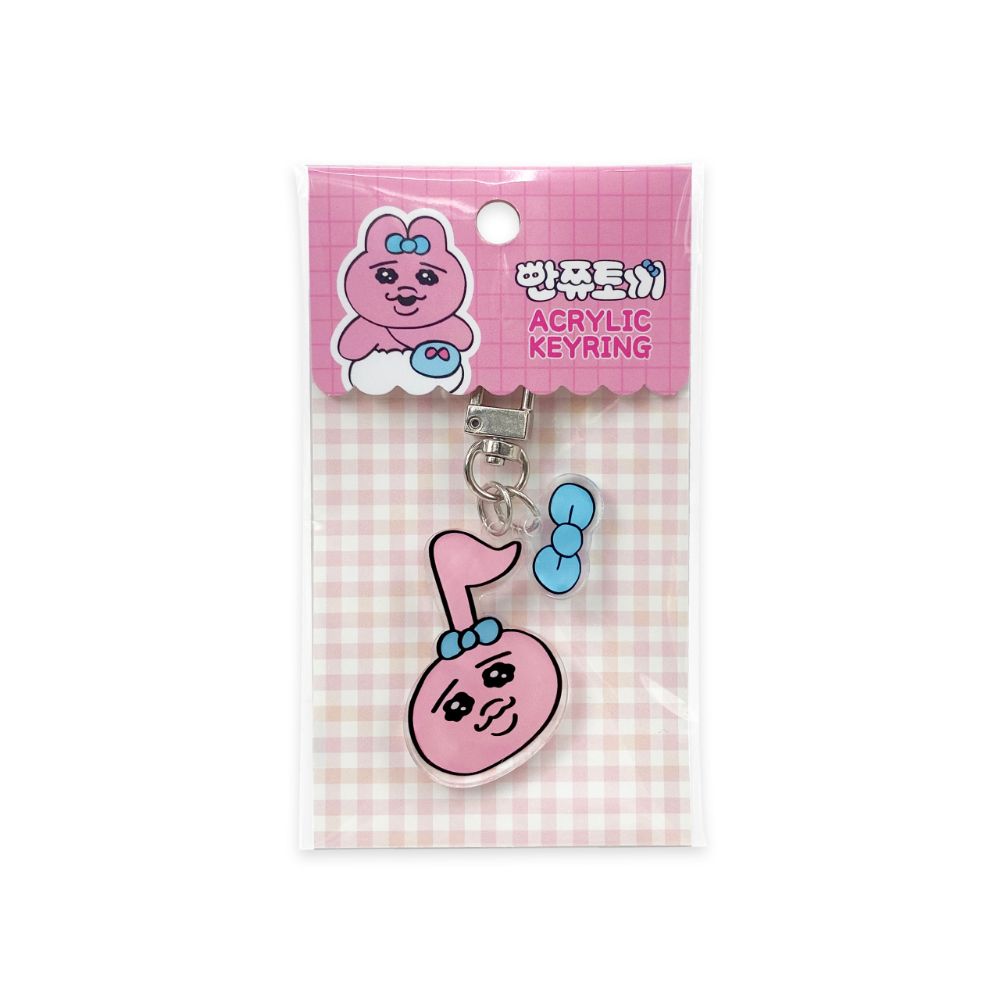 Kakao Friends - Punk Punkyu Rabbit Note Acrylic Keyring