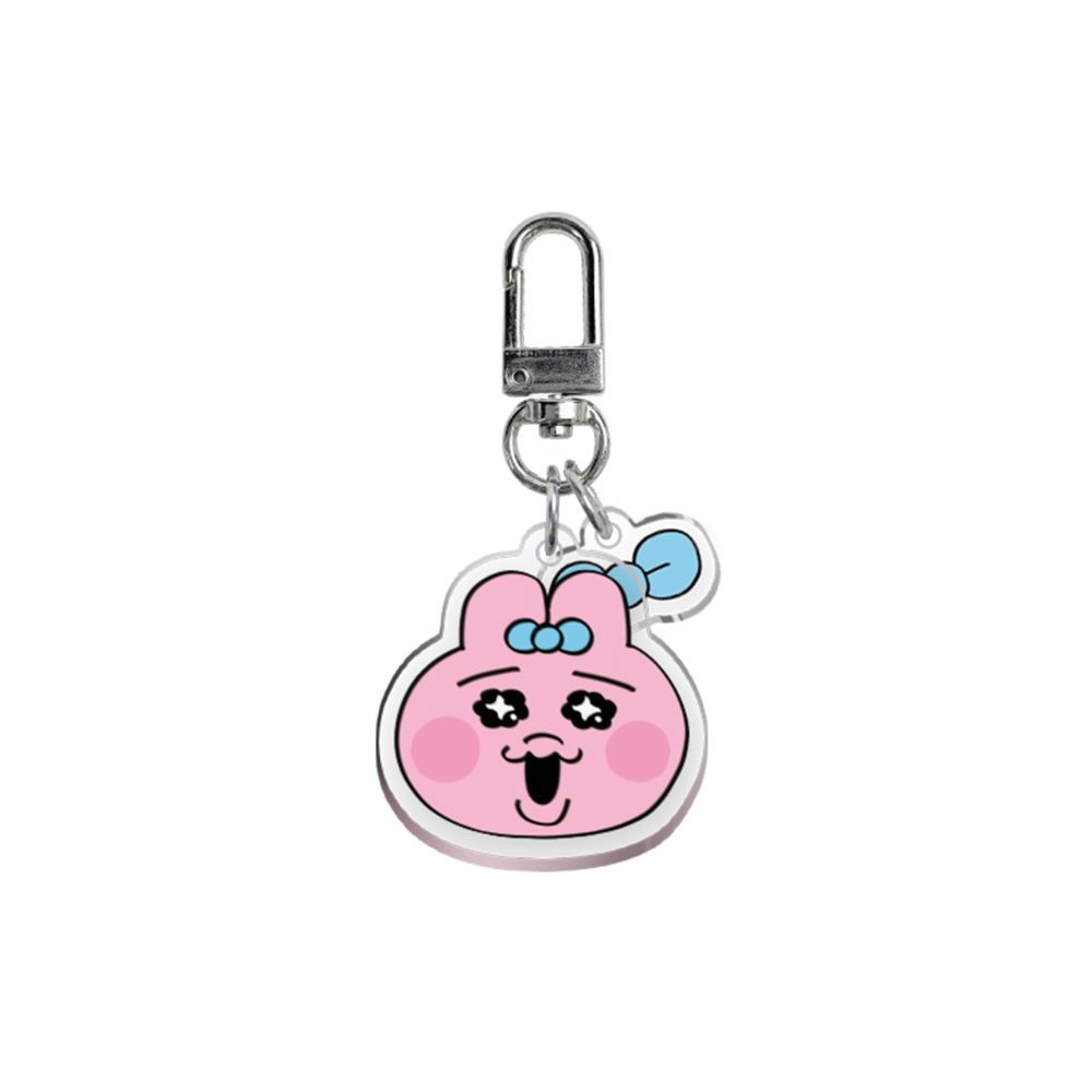 Kakao Friends - Glittering Happy Punkyu Rabbit Acrylic Keyring