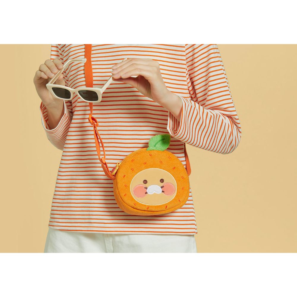 Kakao Friends - Friends in Jeju Choonsik Tangerine Cross Bag