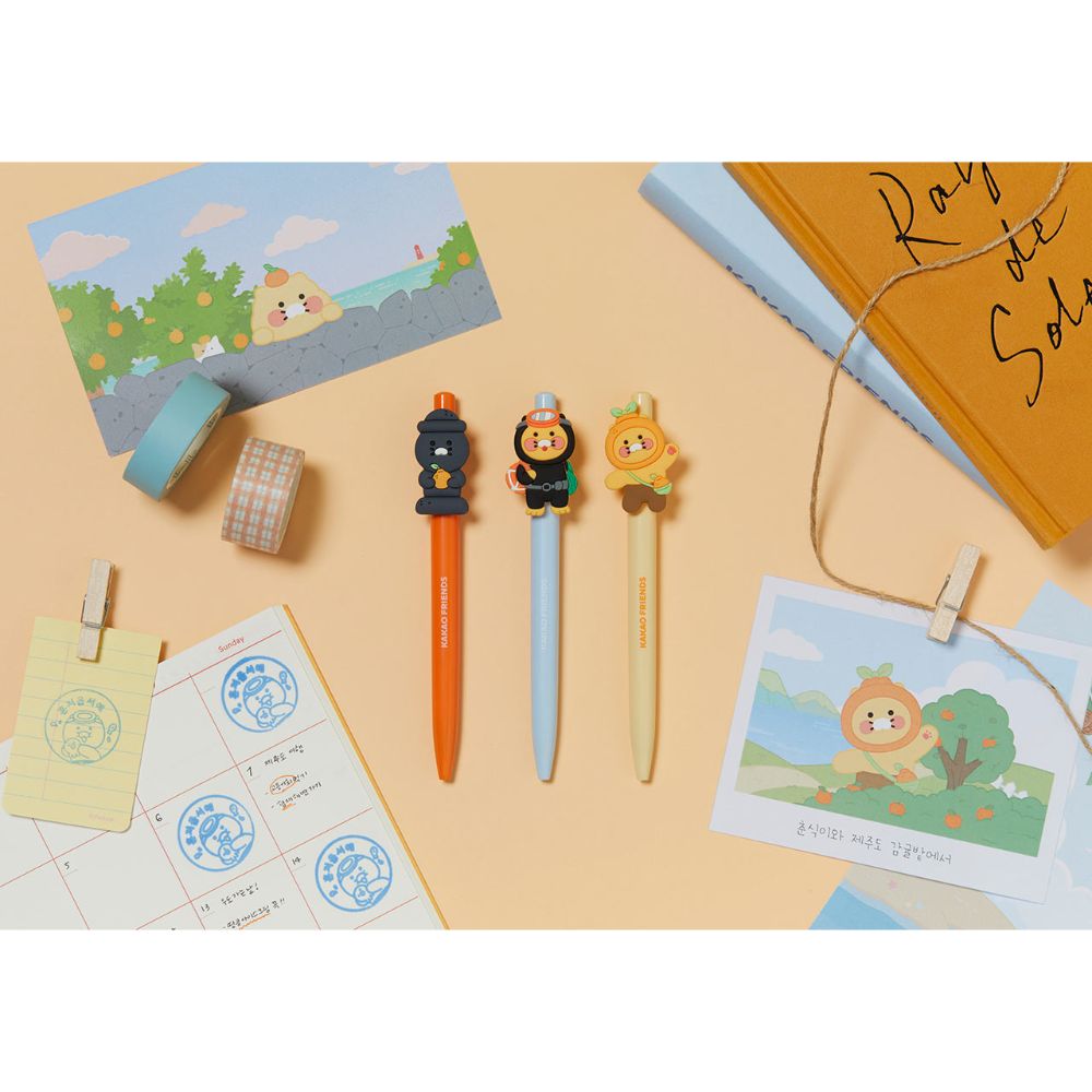 Kakao Friends - Friends in Jeju Choonsik Gel Pen Set