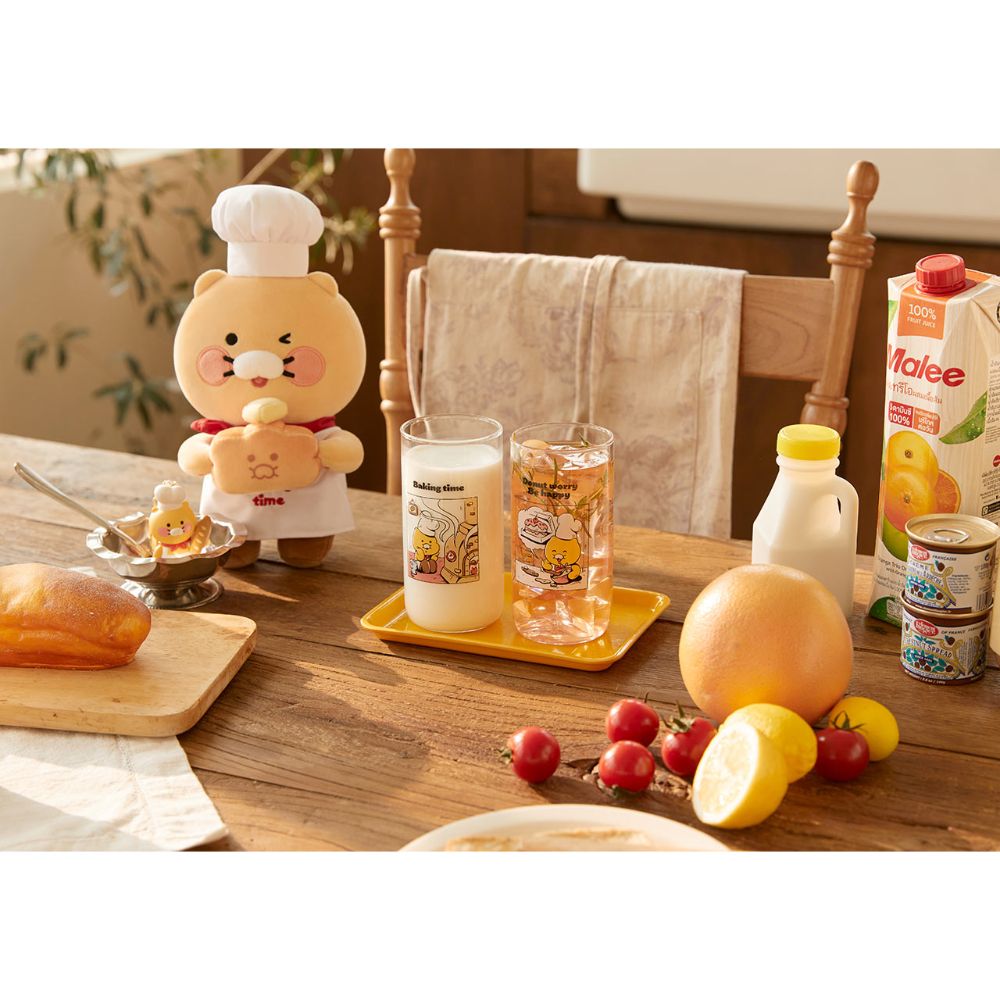 Kakao Friends - Baking Time Choonsik Heat-Resistant Glass Cup Set