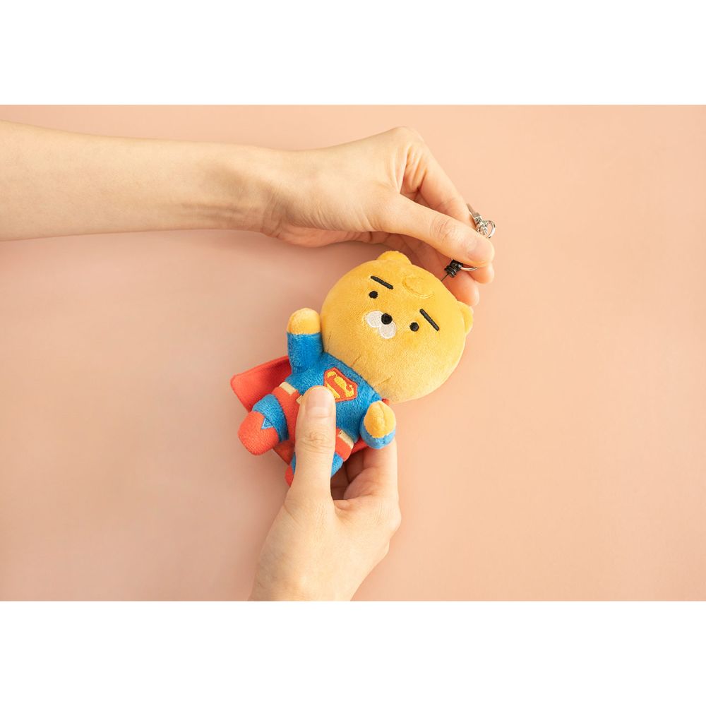 DC x Kakao Friends - Ryan Superman Plush Keyring