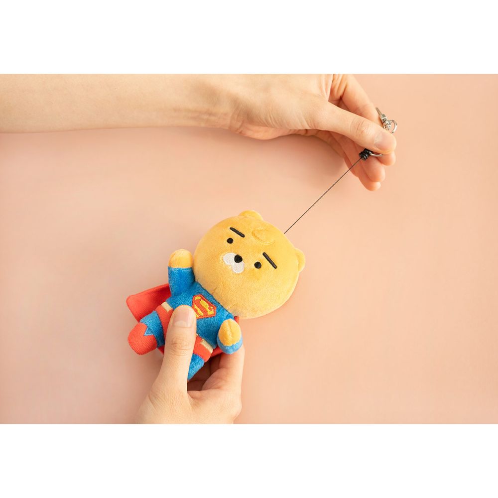 DC x Kakao Friends - Ryan Superman Plush Keyring