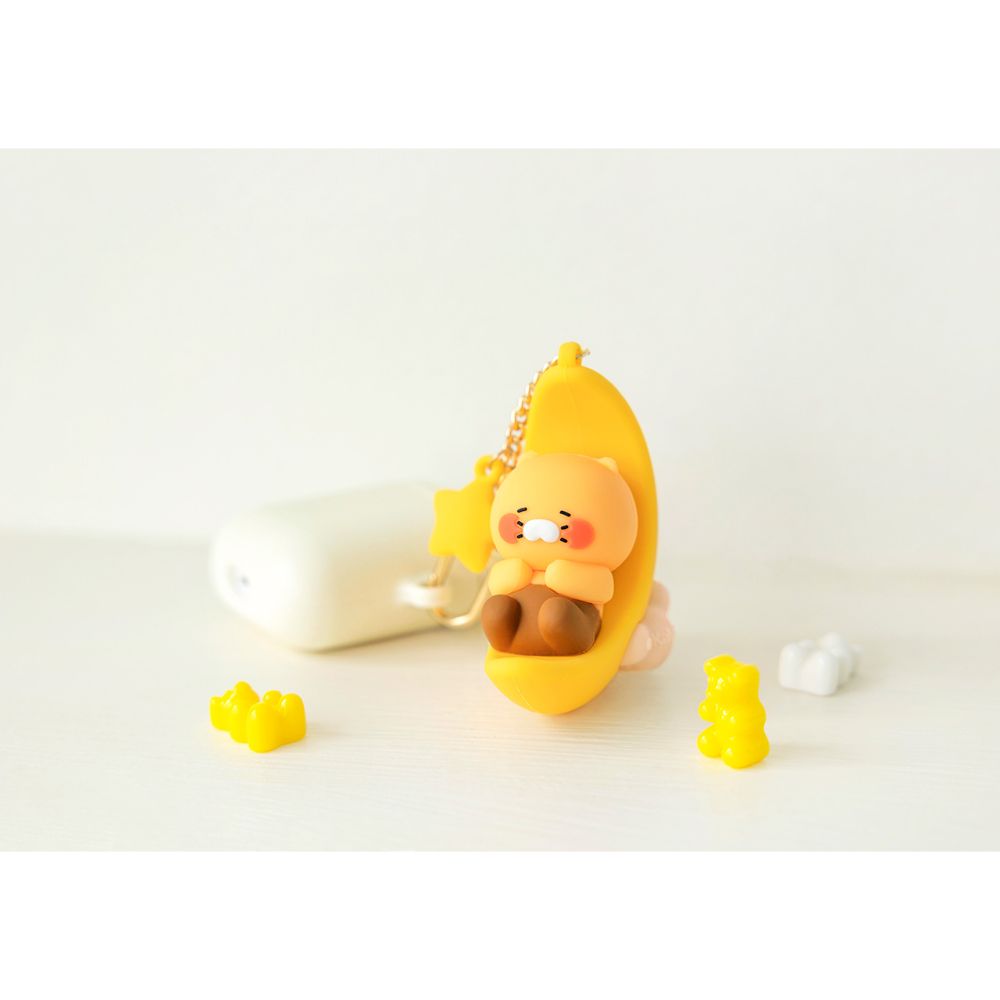 Kakao Friends - Choonsik Yellow Moon Figure Keyring