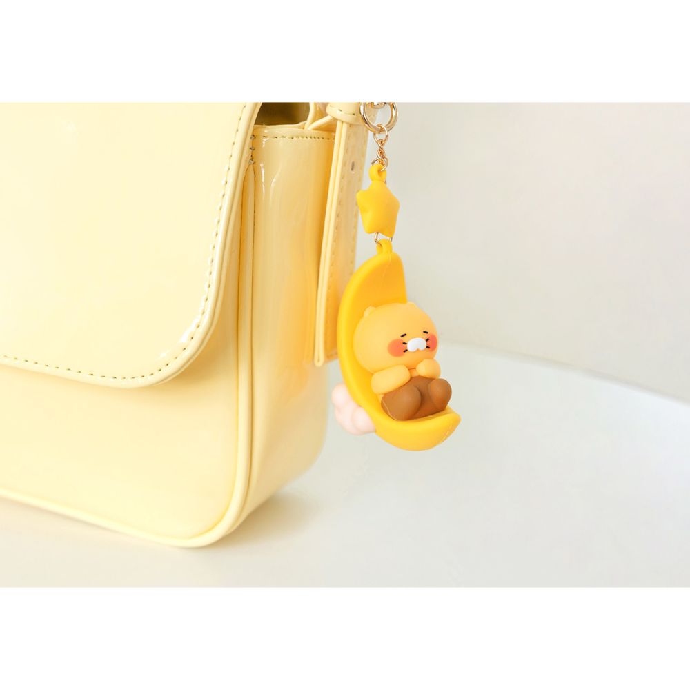 Kakao Friends - Choonsik Yellow Moon Figure Keyring