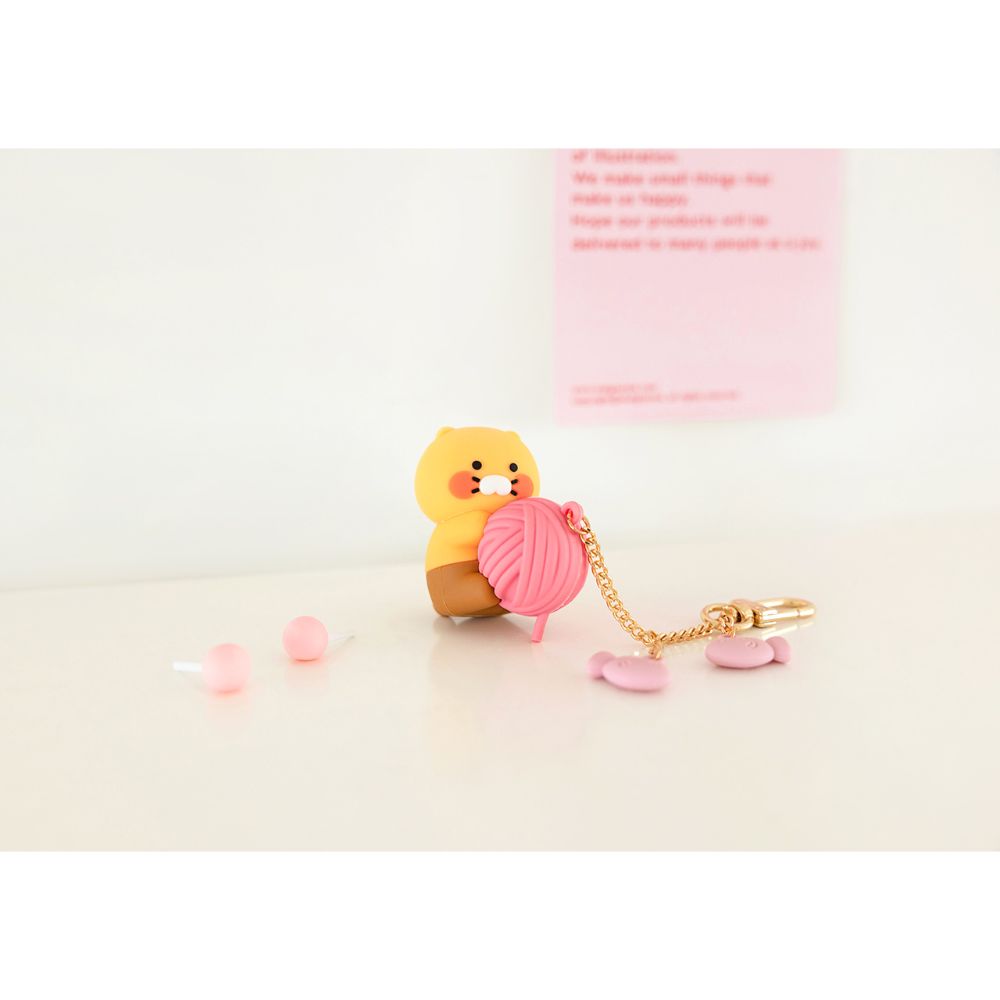 Kakao Friends - Choonsik & Ball of Thread Figure Keyring