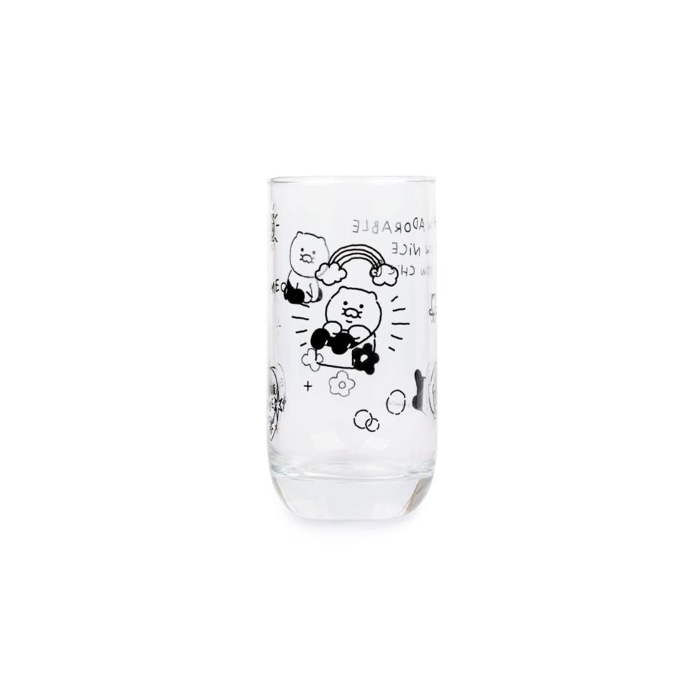 Kakao Friends - Doodle Doodle Ryan & Choonsik Glass Cup Set