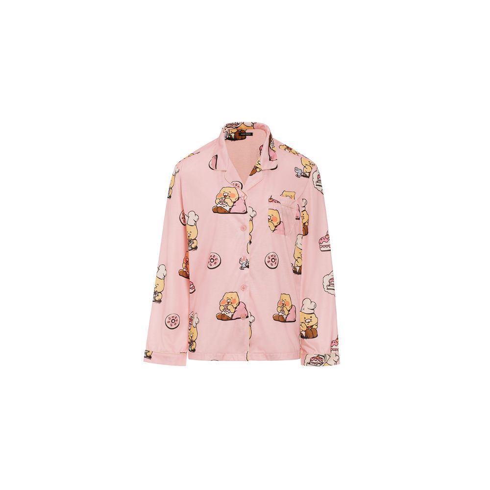 Kakao Friends - Baking Time Choonsik Pinky Women Pajamas Set