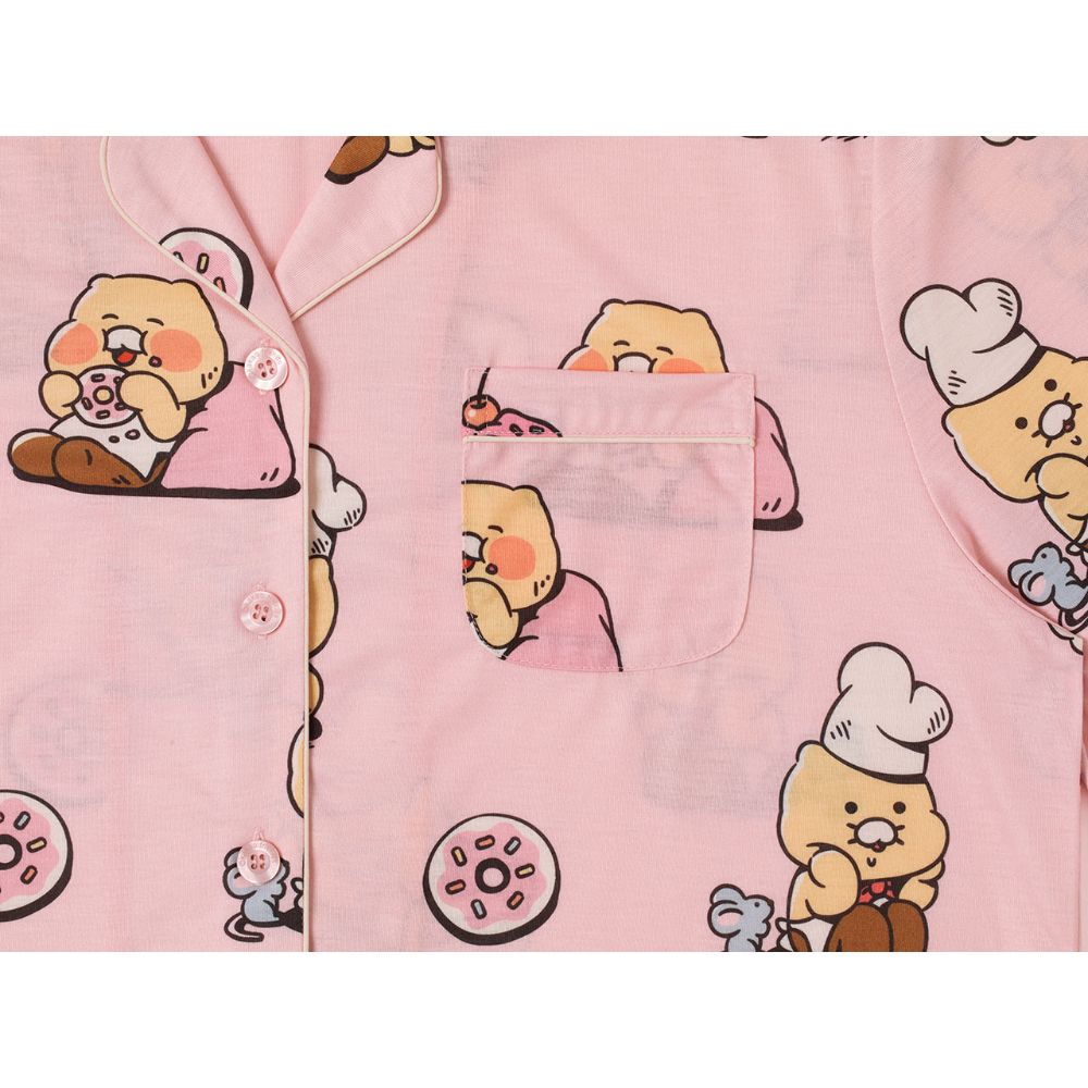 Kakao Friends - Baking Time Choonsik Pinky Women Pajamas Set