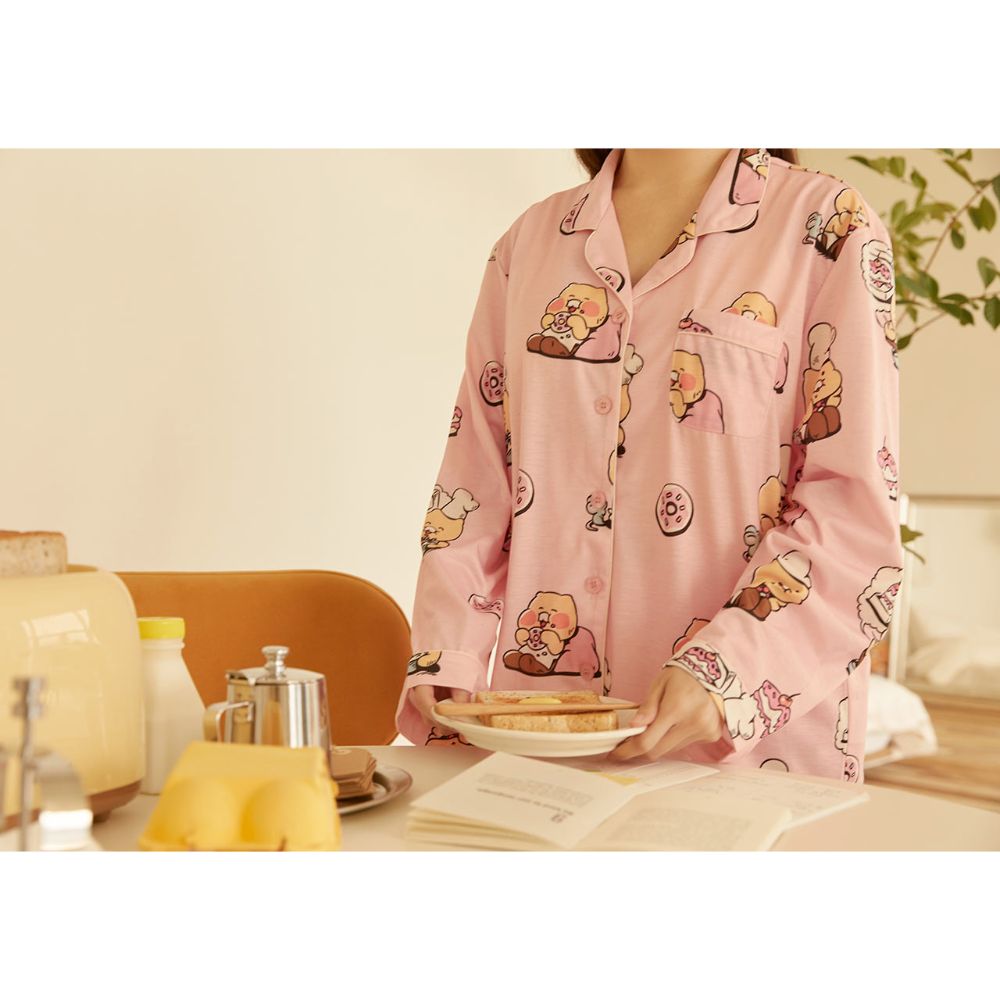 Kakao Friends - Baking Time Choonsik Pinky Women Pajamas Set