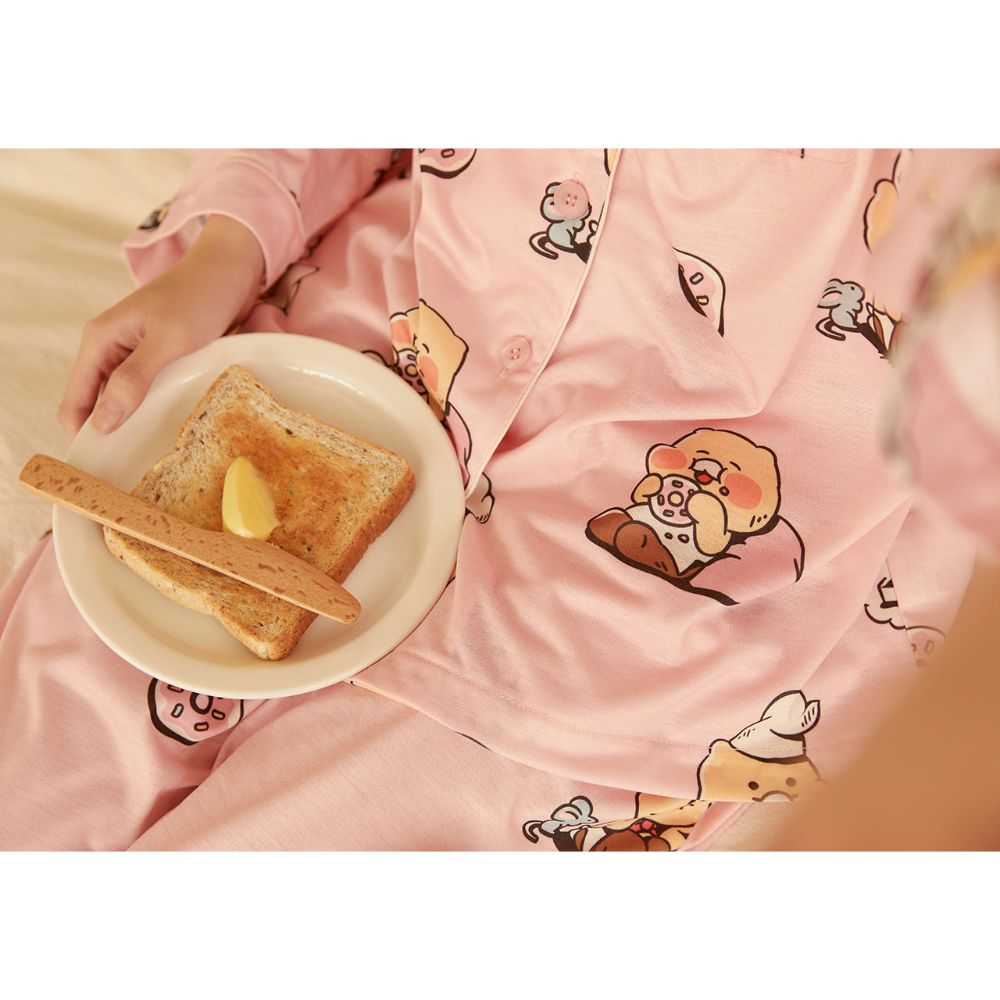 Kakao Friends - Baking Time Choonsik Pinky Women Pajamas Set