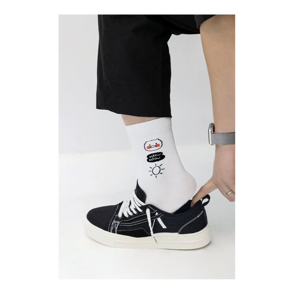 Kakao Friends - Doodle Doodle Ryan & Choonsik Long Socks Set