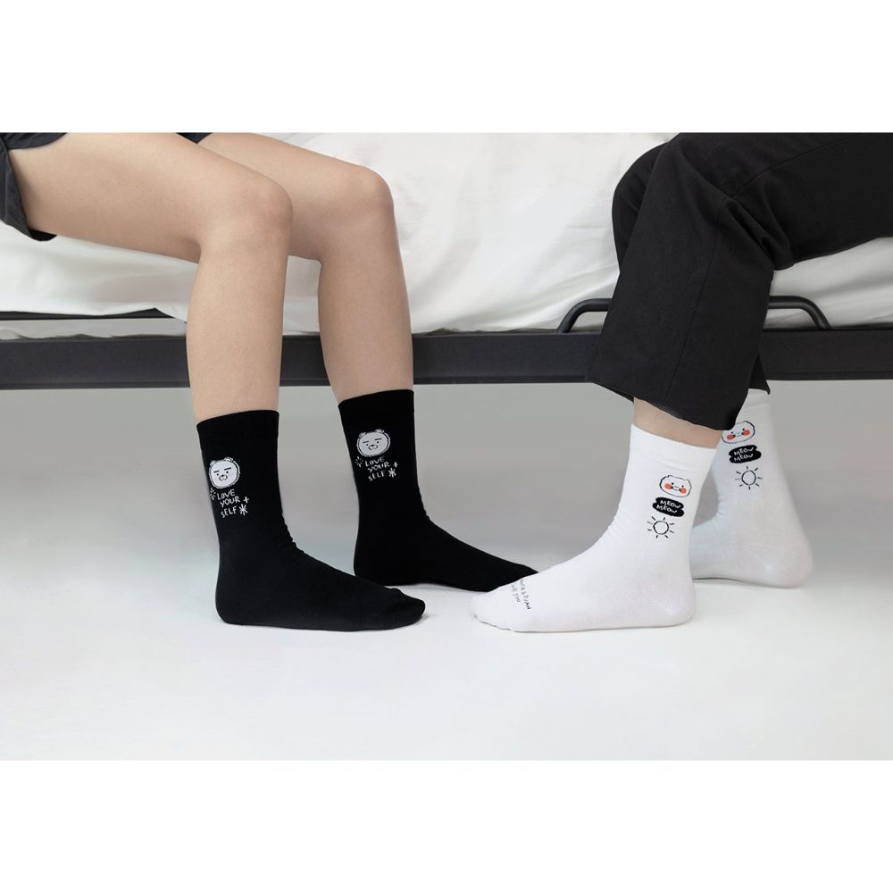 Kakao Friends - Doodle Doodle Ryan & Choonsik Long Socks Set