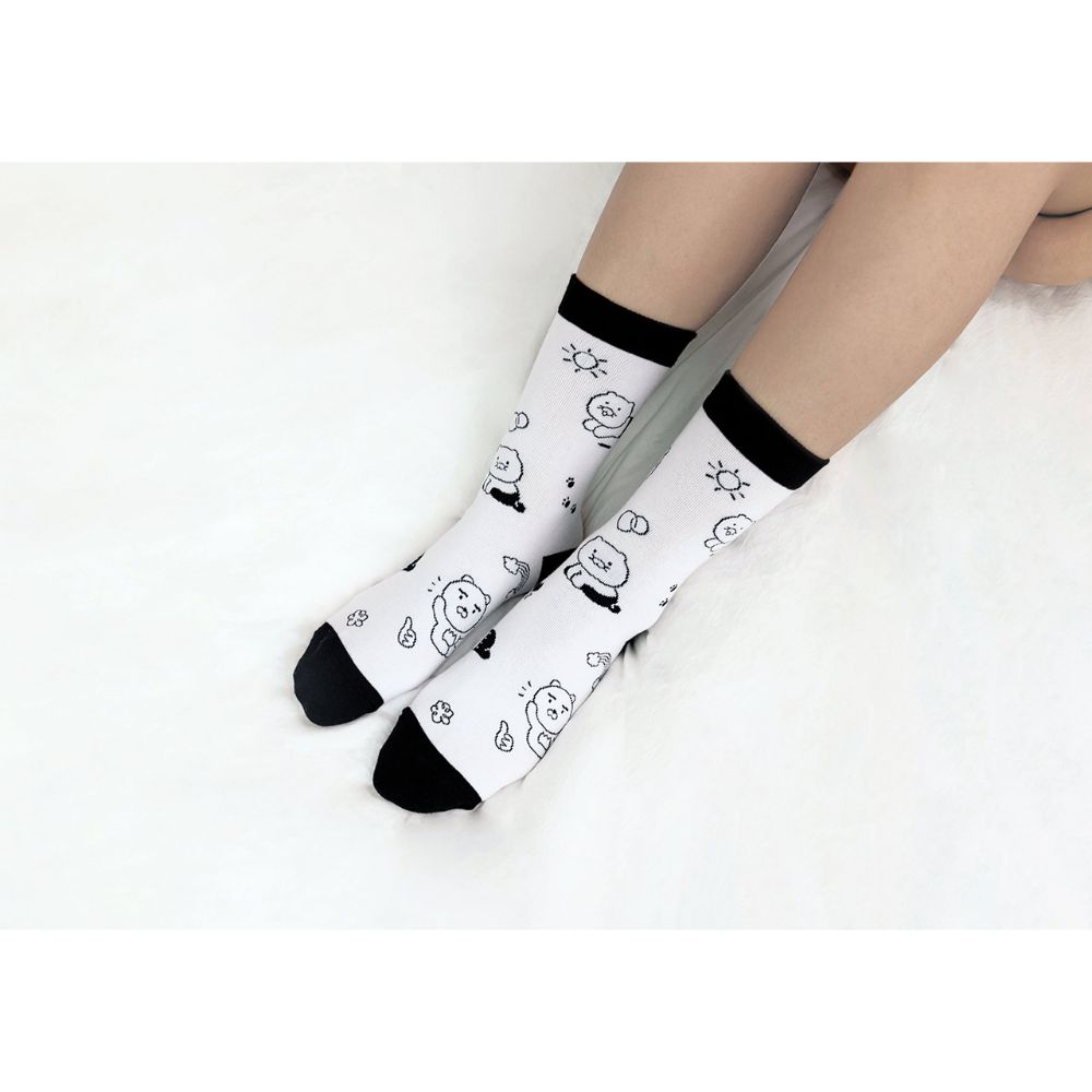 Kakao Friends - Doodle Doodle Ryan & Choonsik Long Socks Set