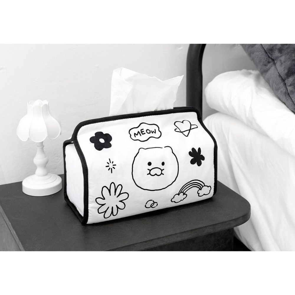 Kakao Friends - Doodle Doodle Ryan & Choonsik Fabric Tissue Case