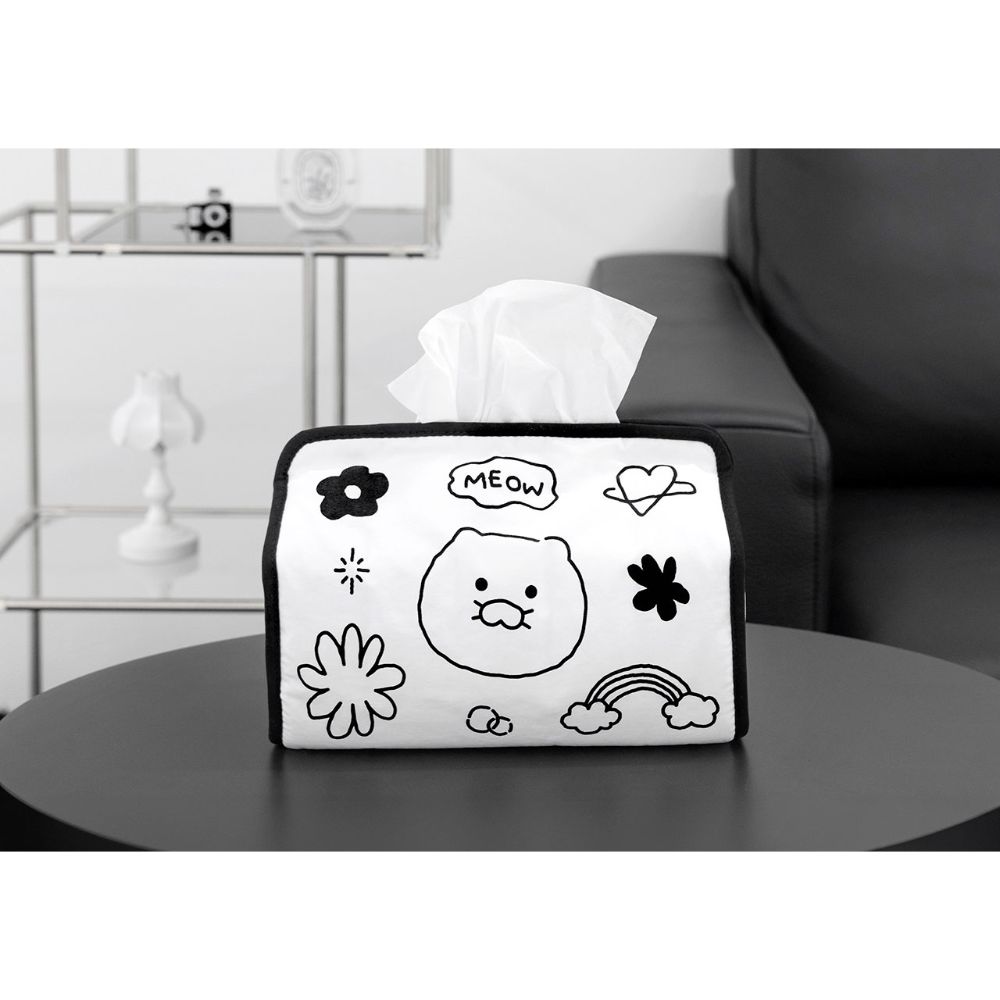 Kakao Friends - Doodle Doodle Ryan & Choonsik Fabric Tissue Case