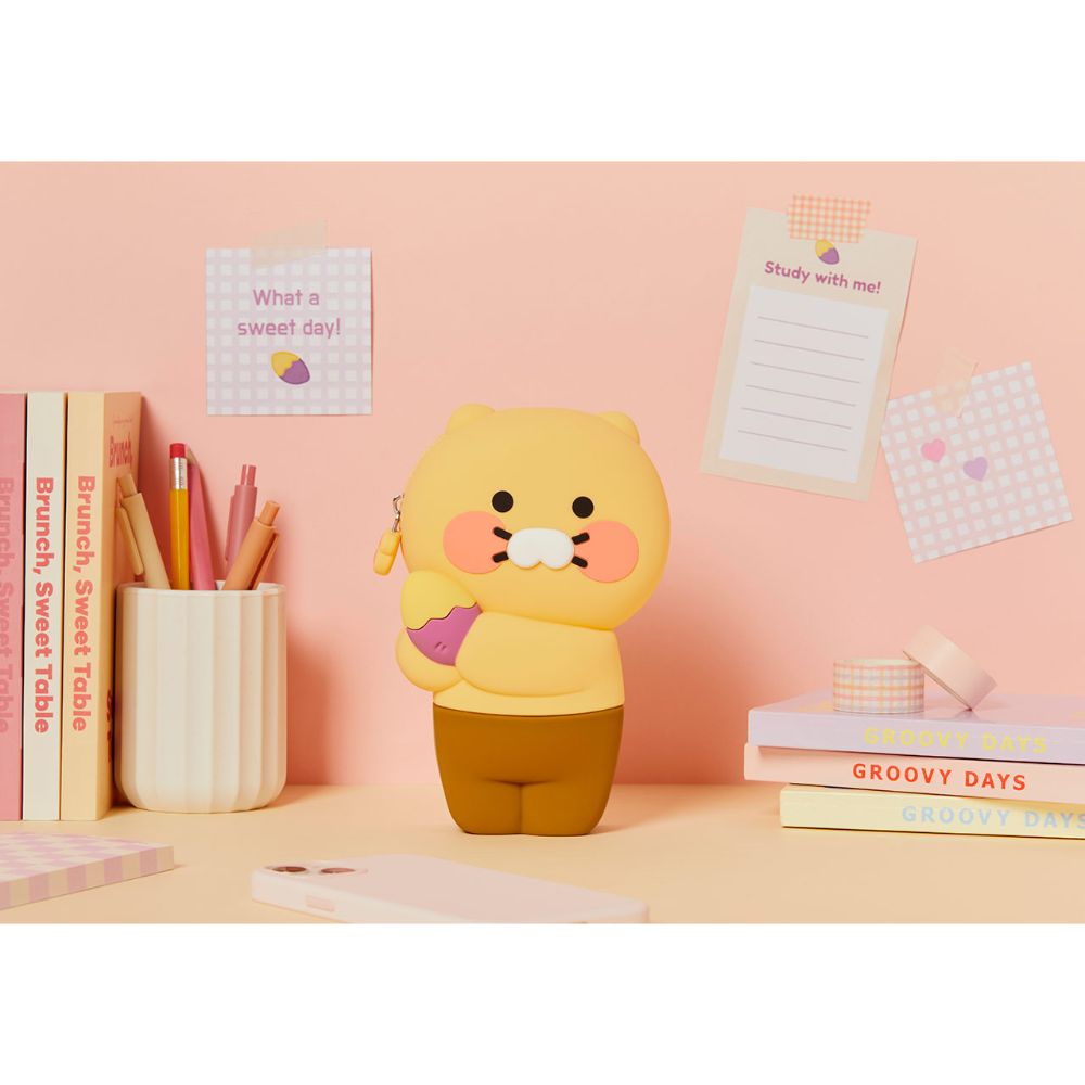 Kakao Friends - Choonsik Sweet Potatoes Silicon Pencil Case