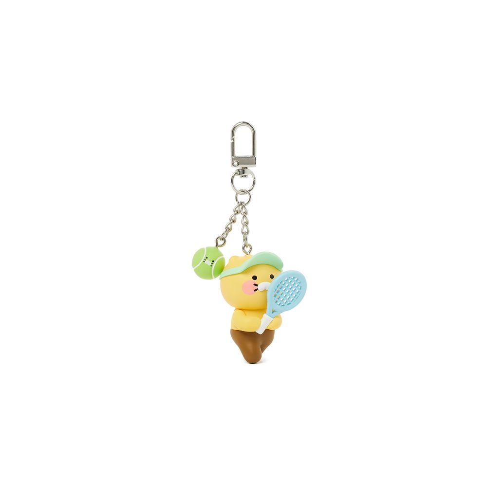 Kakao Friends - Choonsik Plays Tennis Figure Keyring