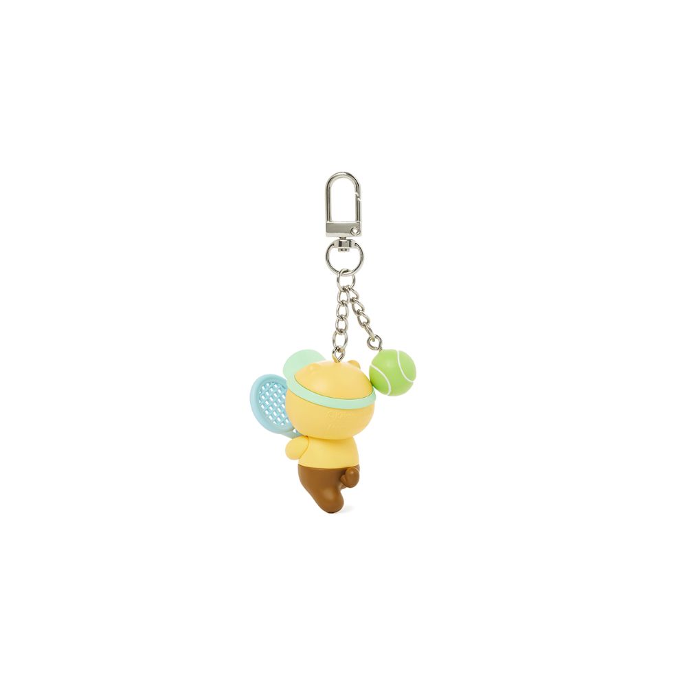 Kakao Friends - Choonsik Plays Tennis Figure Keyring