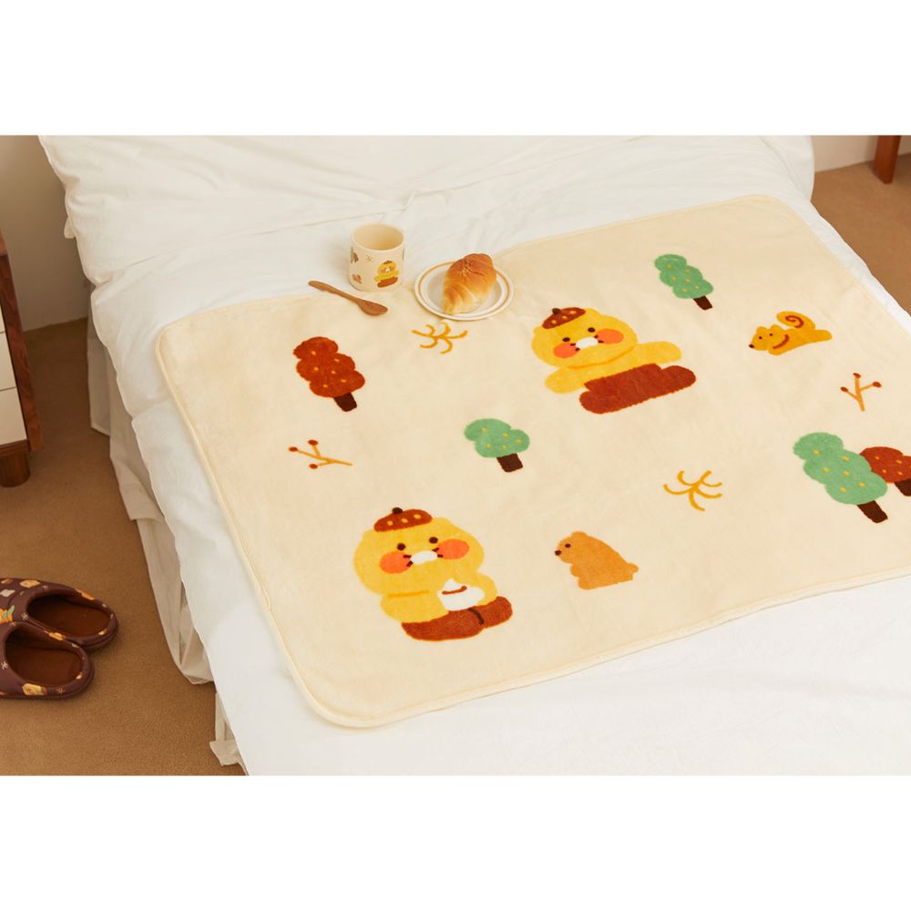 Kakao Friends - Choonsik Cabin in the Forest Basic Blanket