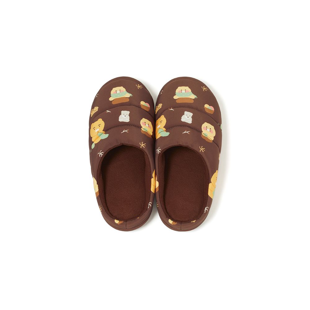 Kakao Friends - Ryan & Choonsik Cabin in the Forest Padded Slippers