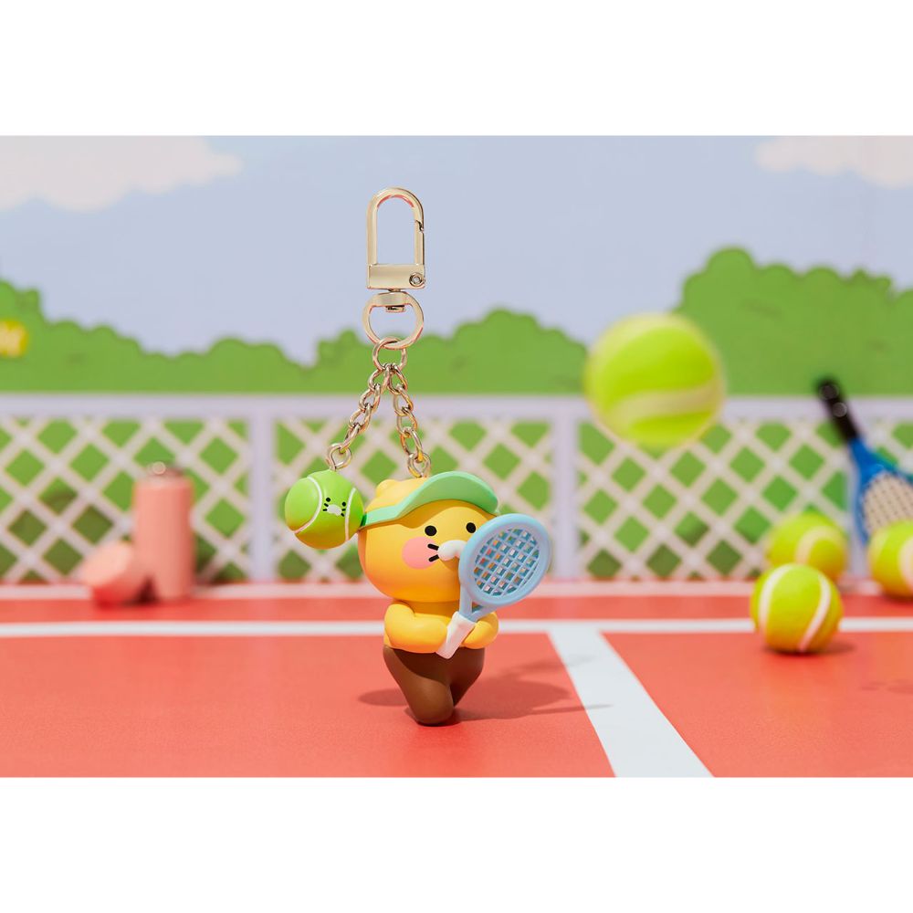 Kakao Friends - Choonsik Plays Tennis Figure Keyring