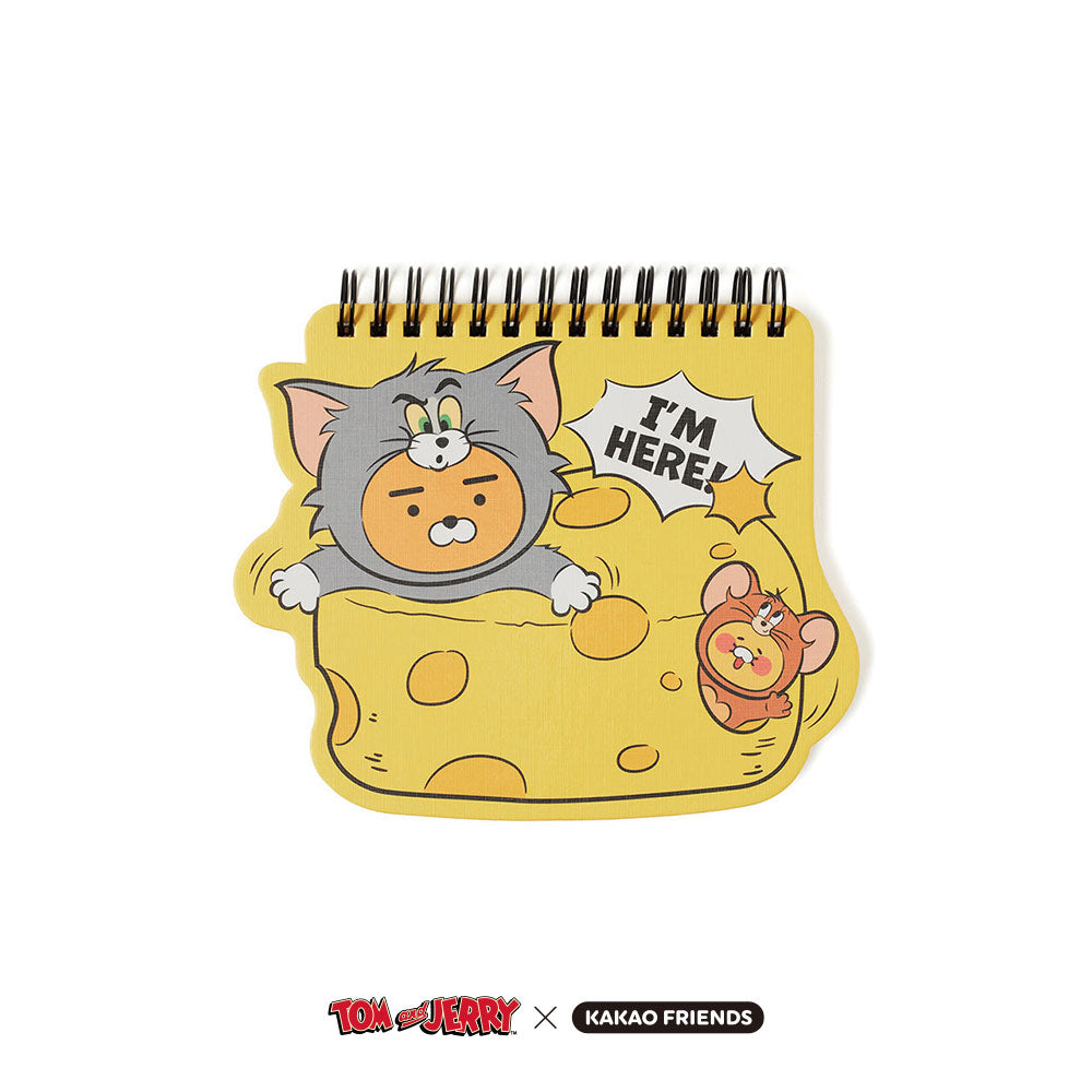 Tom & Jerry x Kakao Friends - Tom & Ryan Mini Notepad