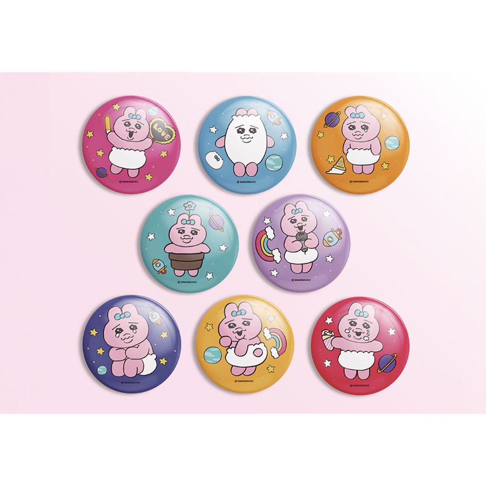 Kakao Friends - Punkyu Rabbit Can Badge Vol. 1 (Random)