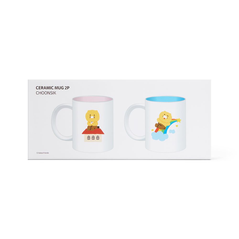 Kakao Friends - Choonsik Ceramic Mug Set