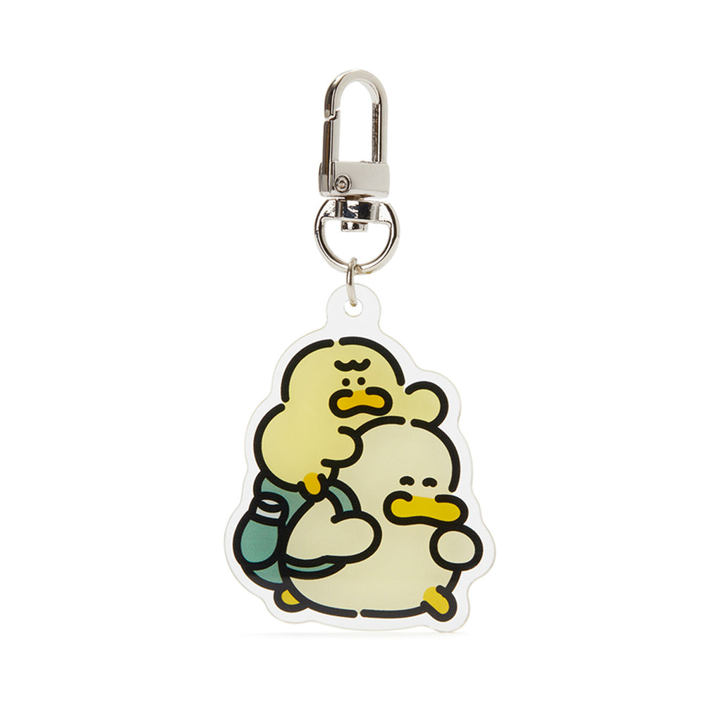 Kakao Friends - Kim Baduck Backpacking Acrylic Keyring