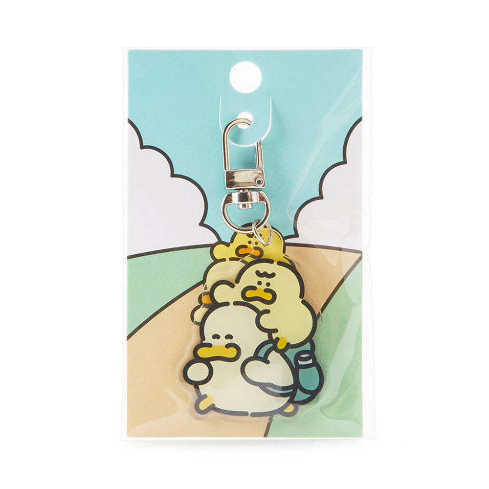 Kakao Friends - Kim Baduck Backpacking Acrylic Keyring