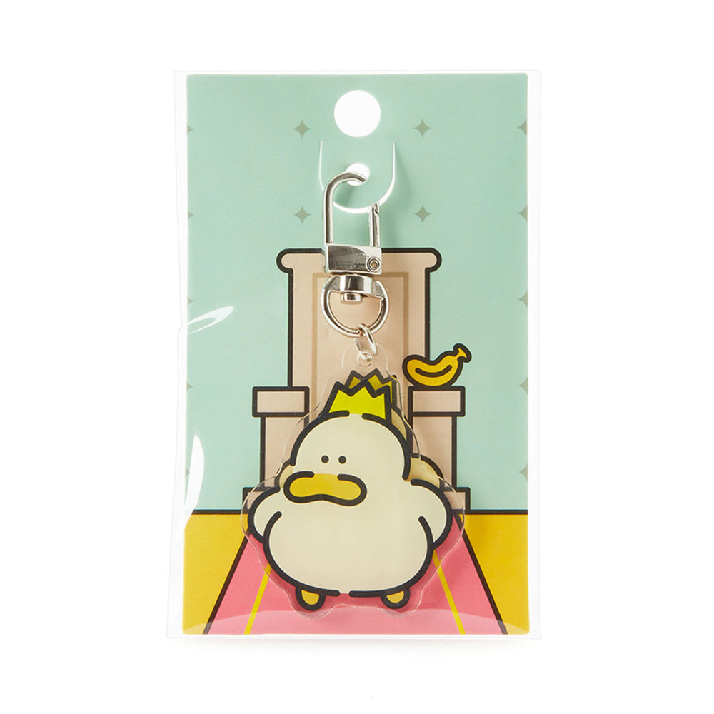 Kakao Friends - King Kim Baduck Acrylic Keyring