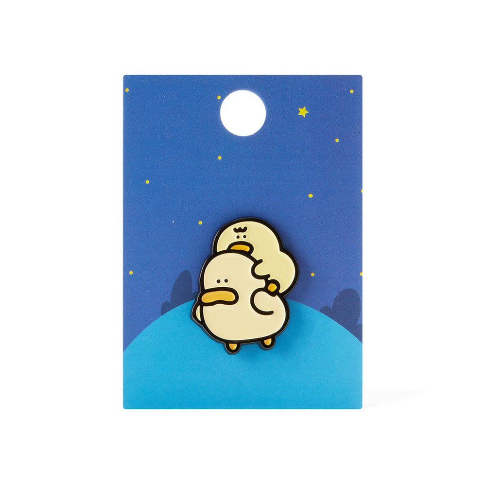 Kakao Friends - Poopy Baduck Metal Pin Badge