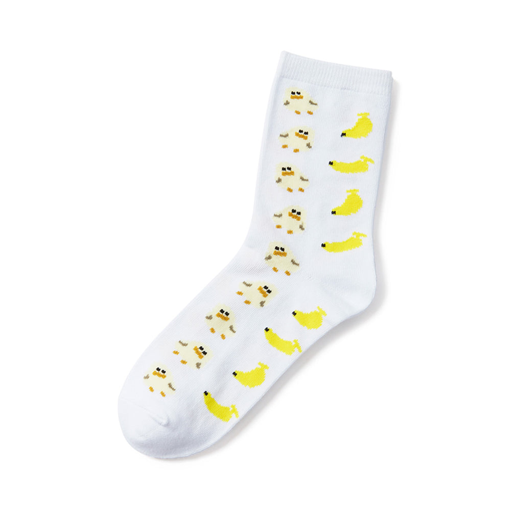 Kakao Friends - Baduck Banana Socks